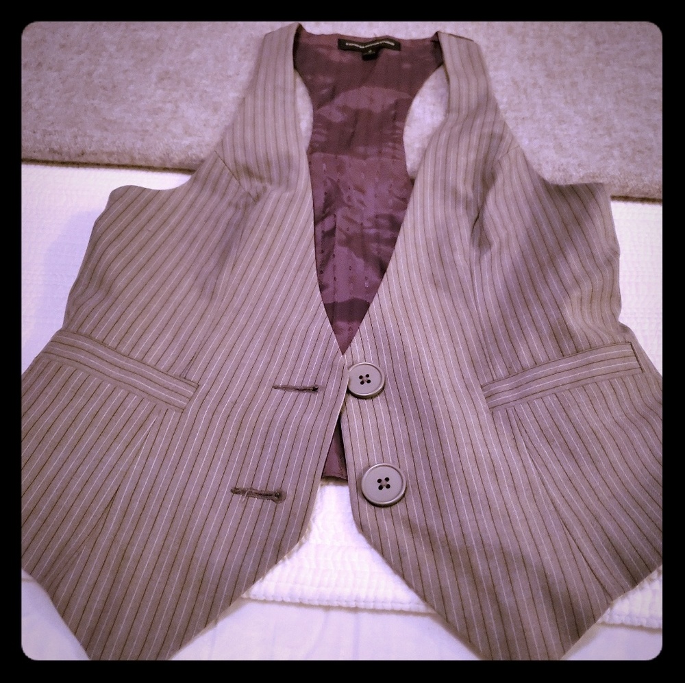 Grey women's vest.  Express. Size 0